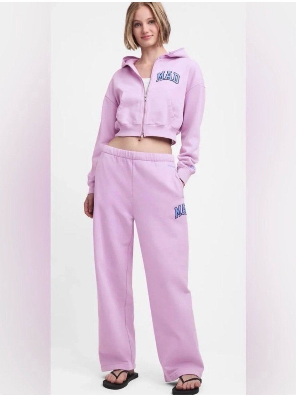 💜 Gap x Madhappy Matching Sweat Set in the gorgeous Wisteria Purple color.